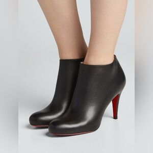 Christian Louboutin Belle 85 calf leather booties